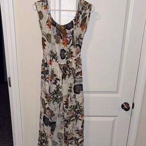Floral Sleeveless Maxi Dress